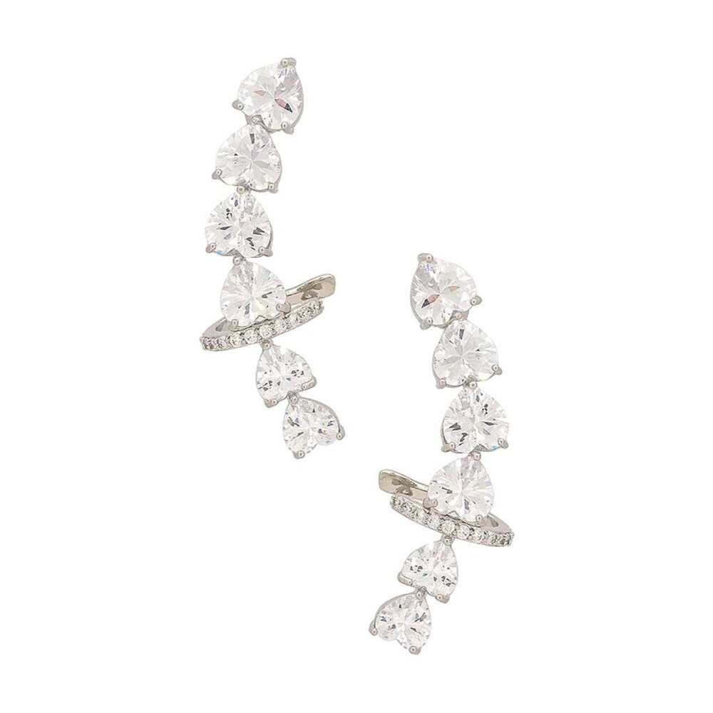 8 Other Reasons All My Love Ear Cuff Silver Womens Size OS
